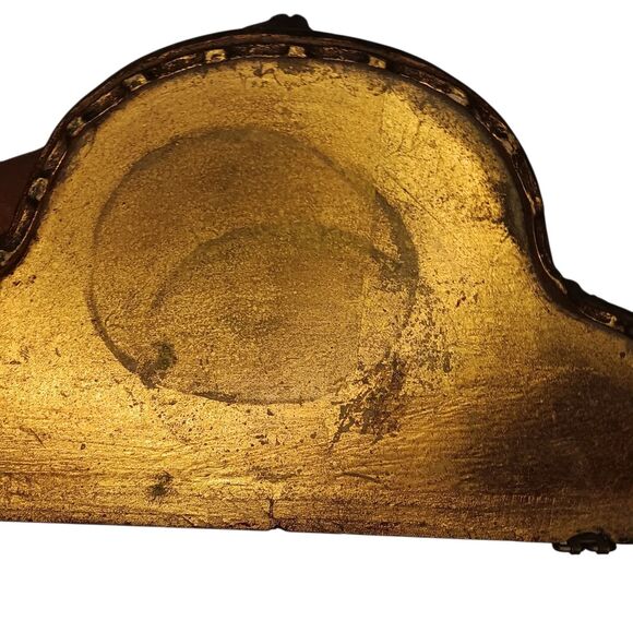 Vintage Wall Shelf Gold Ornate Italian Rococo Hollywood Regency Plastic 9x8x4.5 - Picture 12 of 16